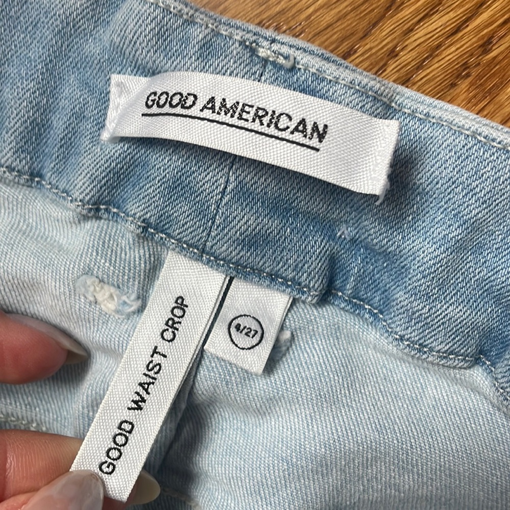 Good American Good Waist Crop 4/27
